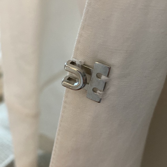 Teenflo White Linen Blazer - Picture 2 of 7